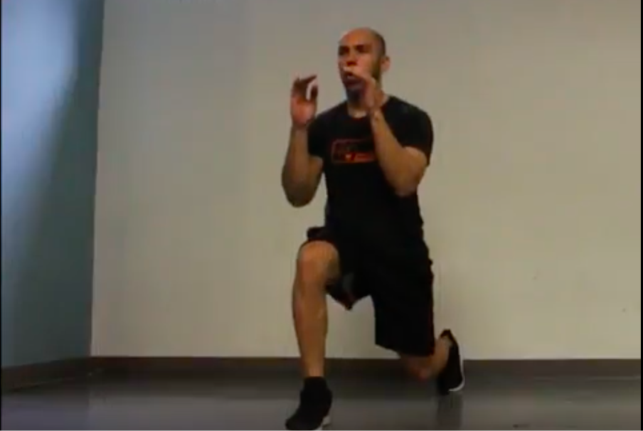 lunges, a bodyweight exercise