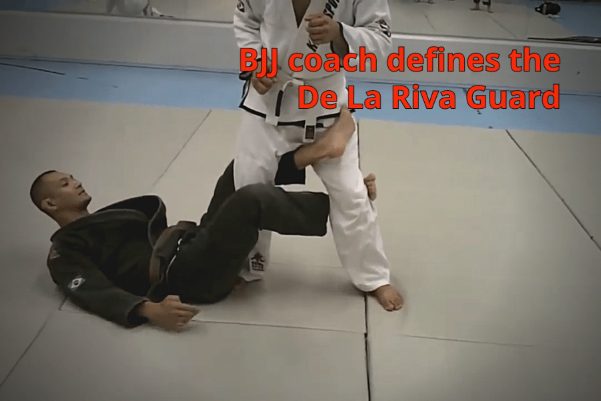 BJJ coach defines the De La Riva Guard - Infighting