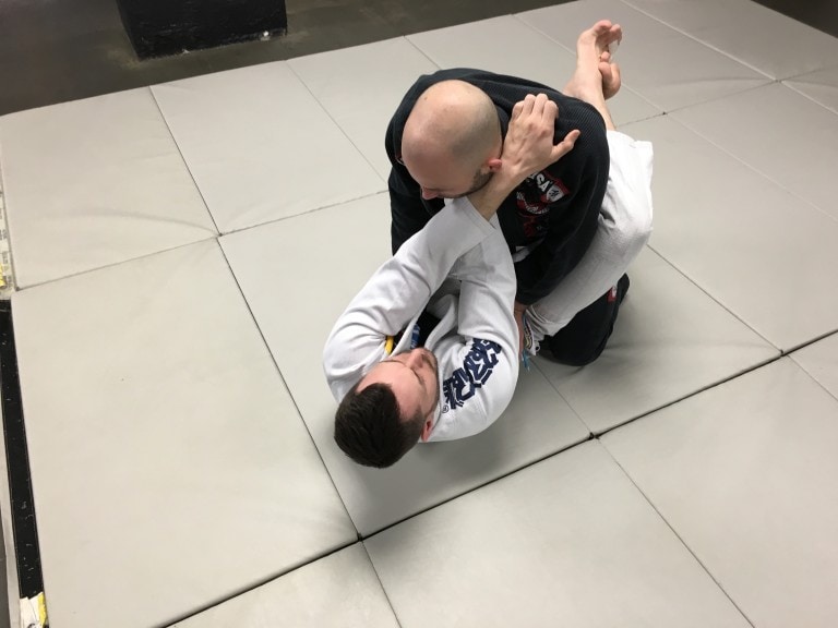 Cross Collar Choke from Guard in BJJ