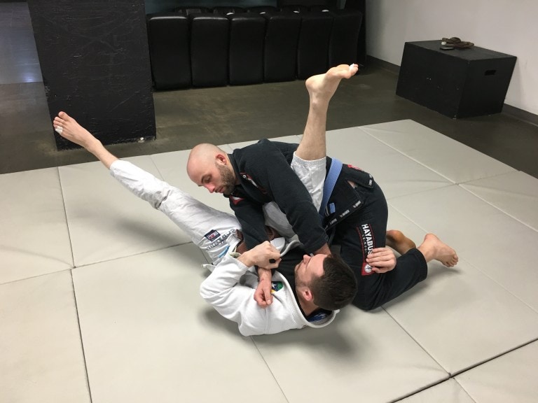 The Flower Sweep in BJJ with the Armbar