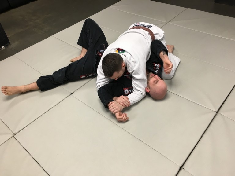 The Americana shoulder lock in BJJ