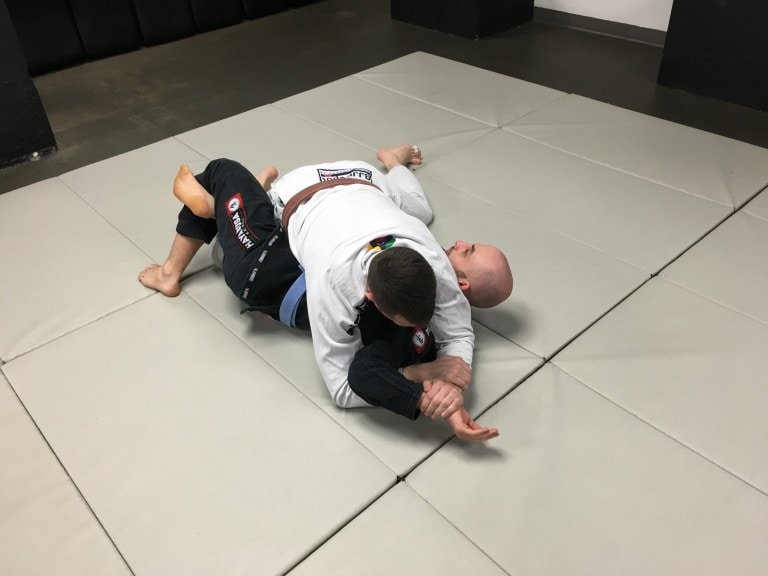 The Americana from top Half Guard in BJJ