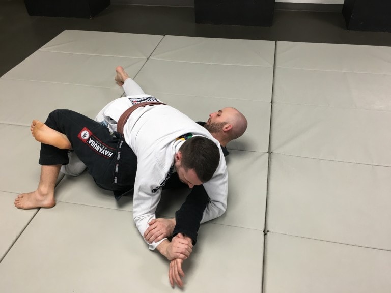 The Figure 4 Straight Armbar from Top Half Guard in BJJ