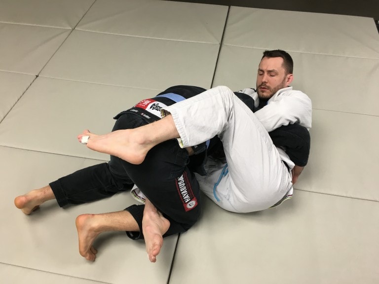 Guillotine Choke from Half Guard in BJJ