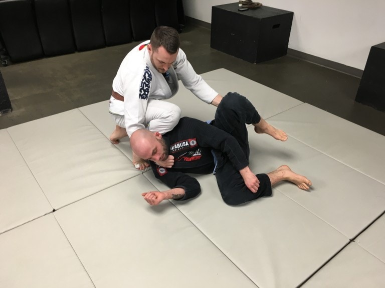 The modified Bow And Arrow Choke in BJJ