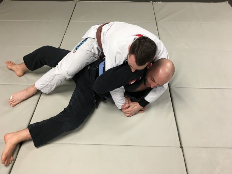 Winning the back position in BJJ