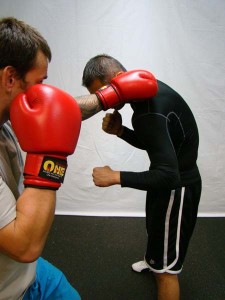 Slipping in Boxing, be sure to bend your knees
