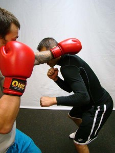 Slipping a punch in Boxing