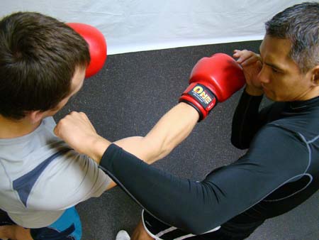 Left hook counter in Boxing