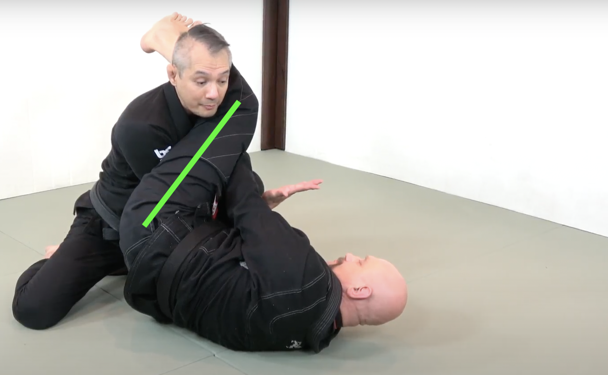 Armbar From Guard Defense BJJ Technique
