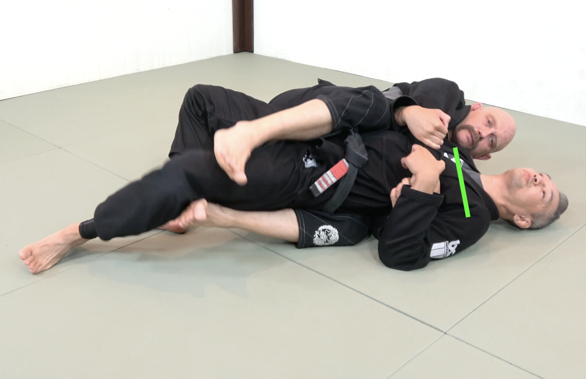 Back Escape Underhook Side BJJ Technique