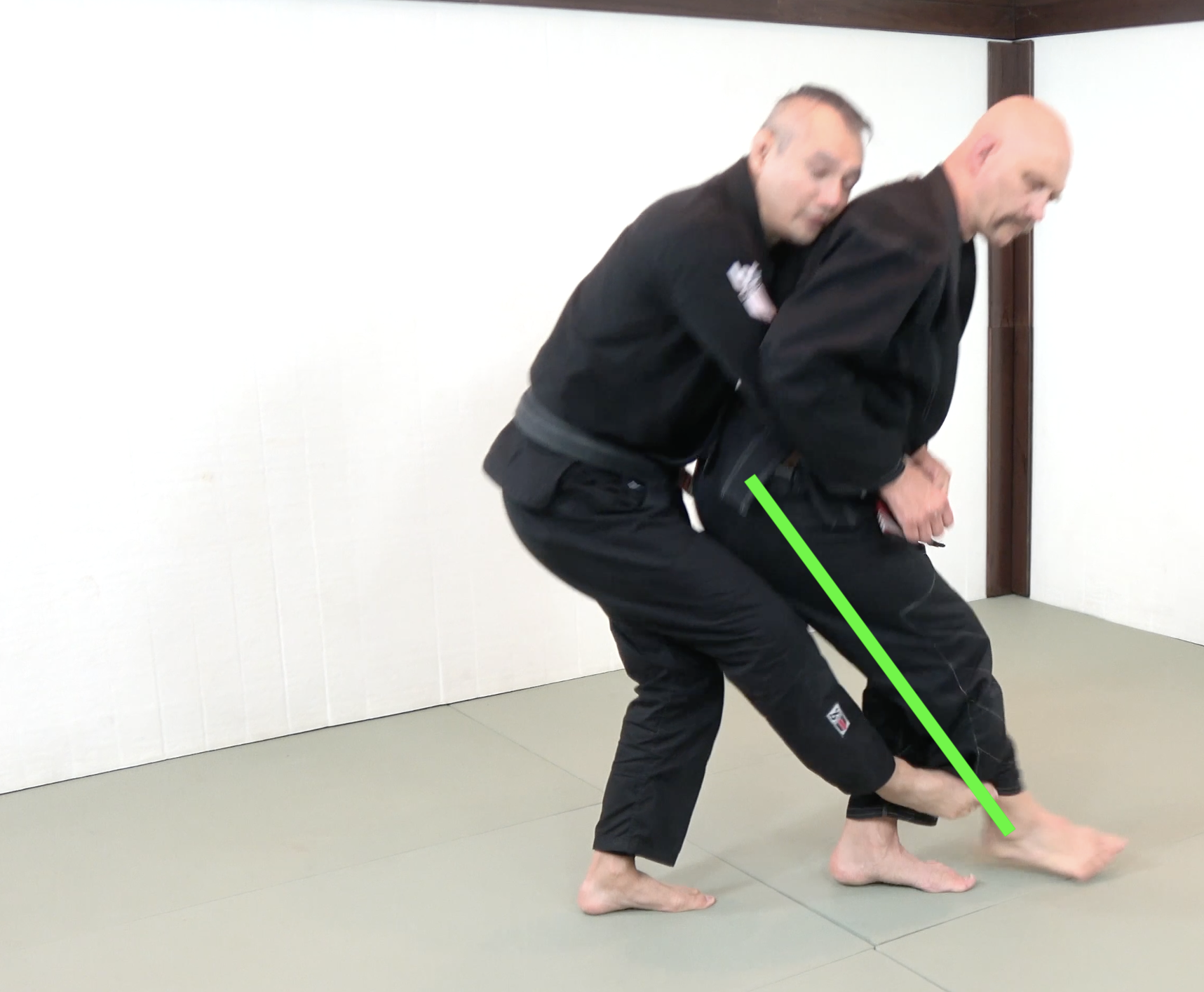 Back Foot Sweep BJJ Technique