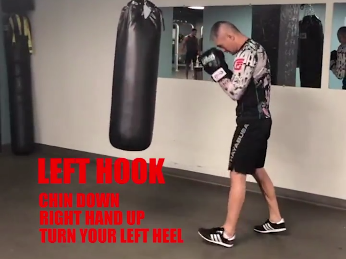 Beginner Boxing Drill: Learn The Left Hook - Infighting