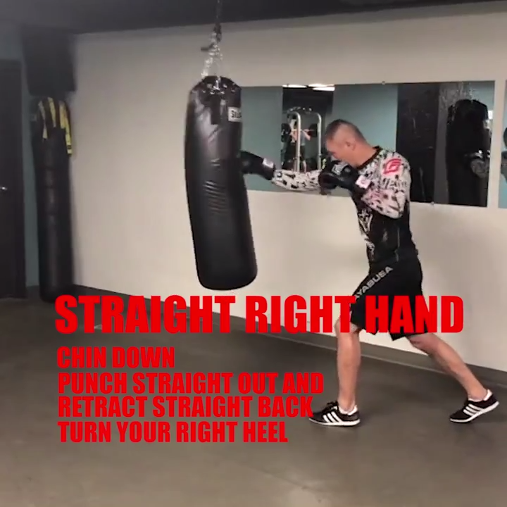 Tips on how to throw the Straight Right Hand for Boxing and Kickboxing