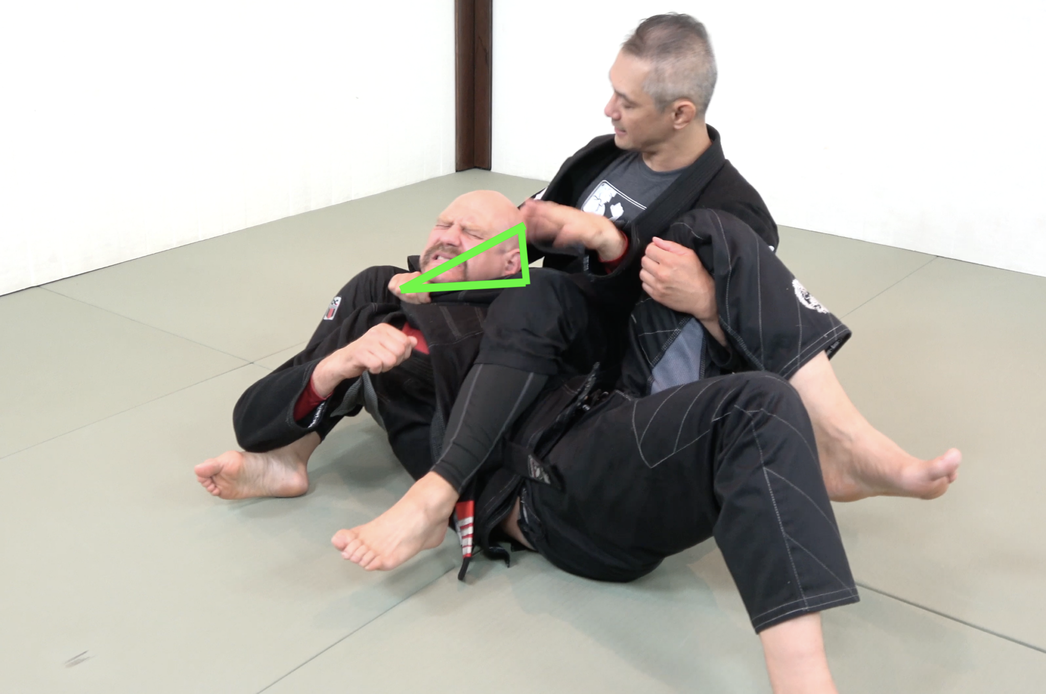 Bow And Arrow Choke BJJ Technique