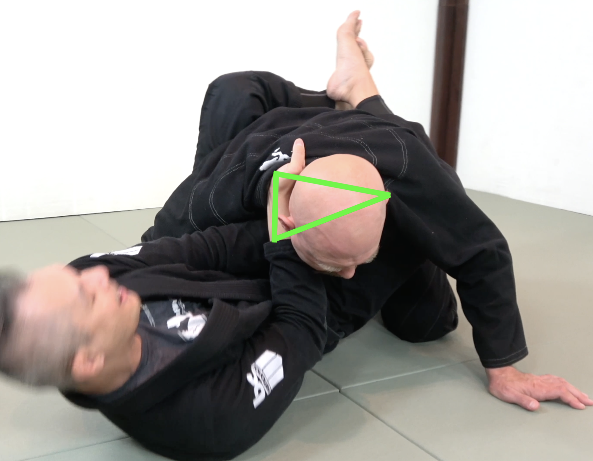 Closed Guard Lapel Choke BJJ Technique