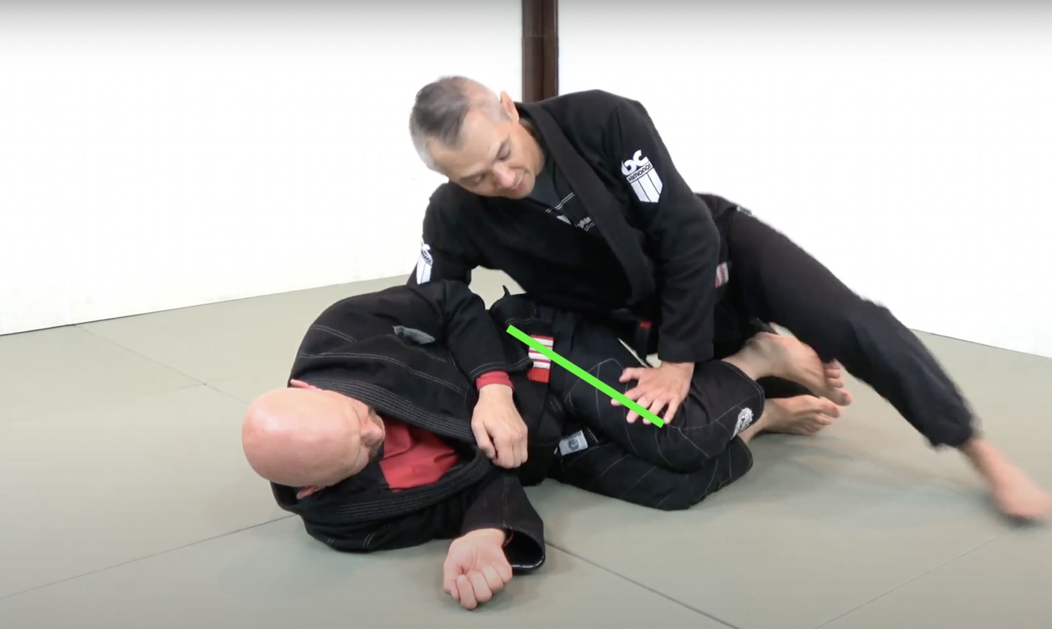 Folding Pass BJJ Technique