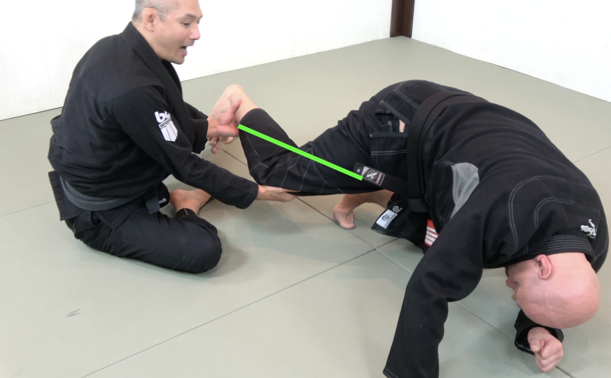 Half Guard Lever BJJ Technique