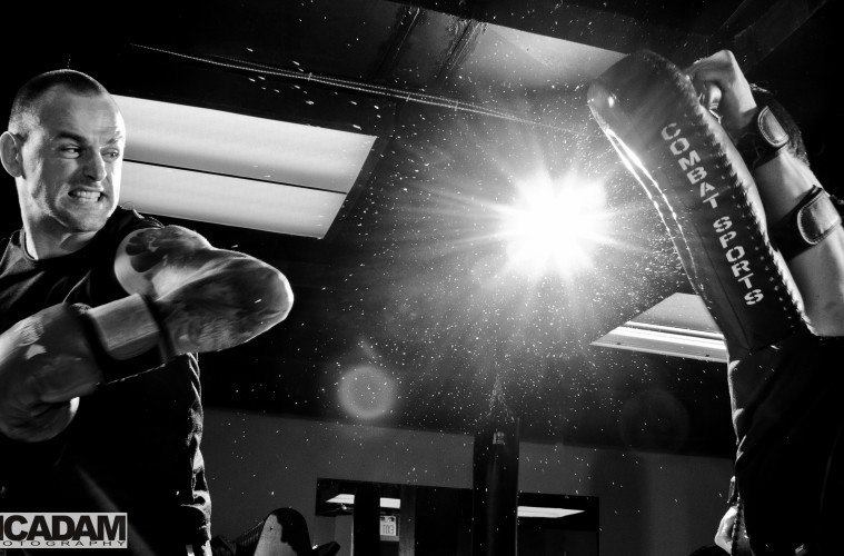 left hook on thai pads