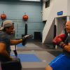Kickboxing group class in Downtown Vancouver