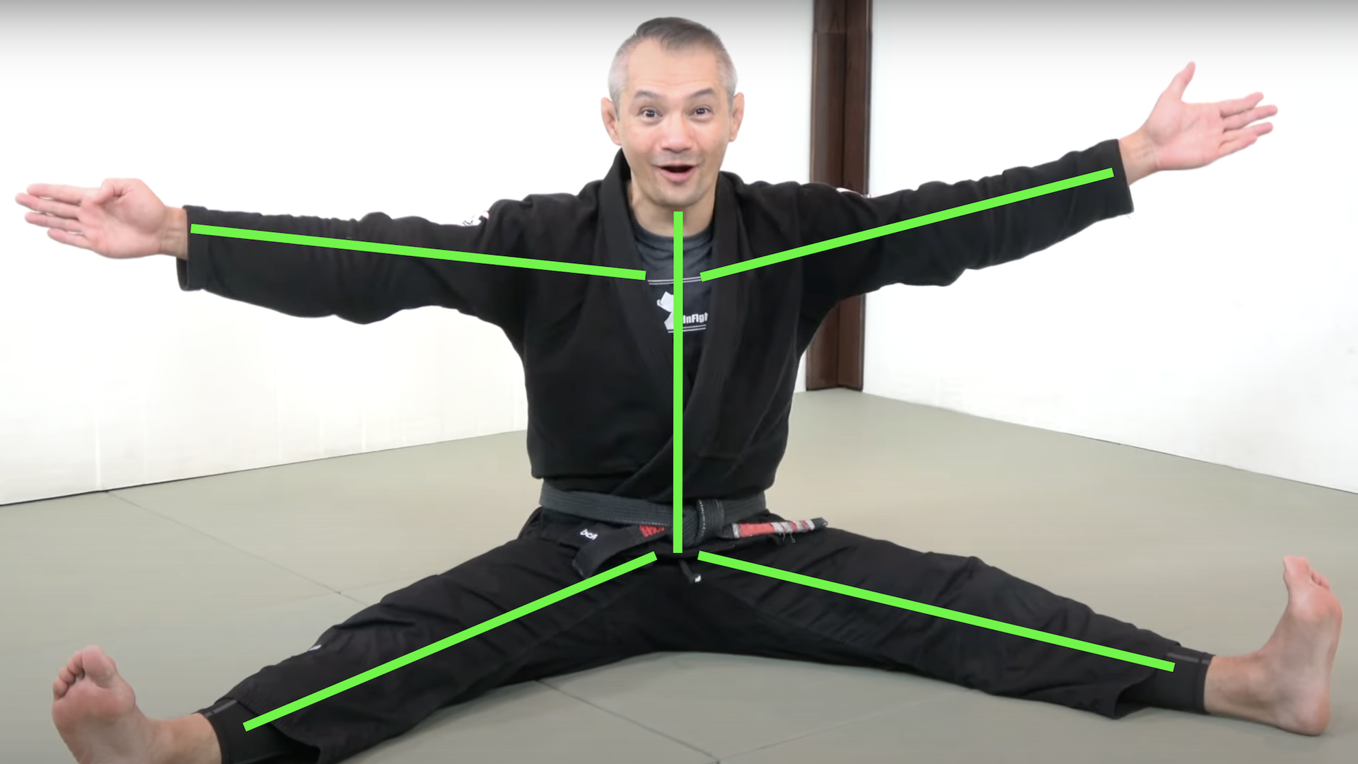 Introduction to BJJ Techniques, humans are just 5 sticks