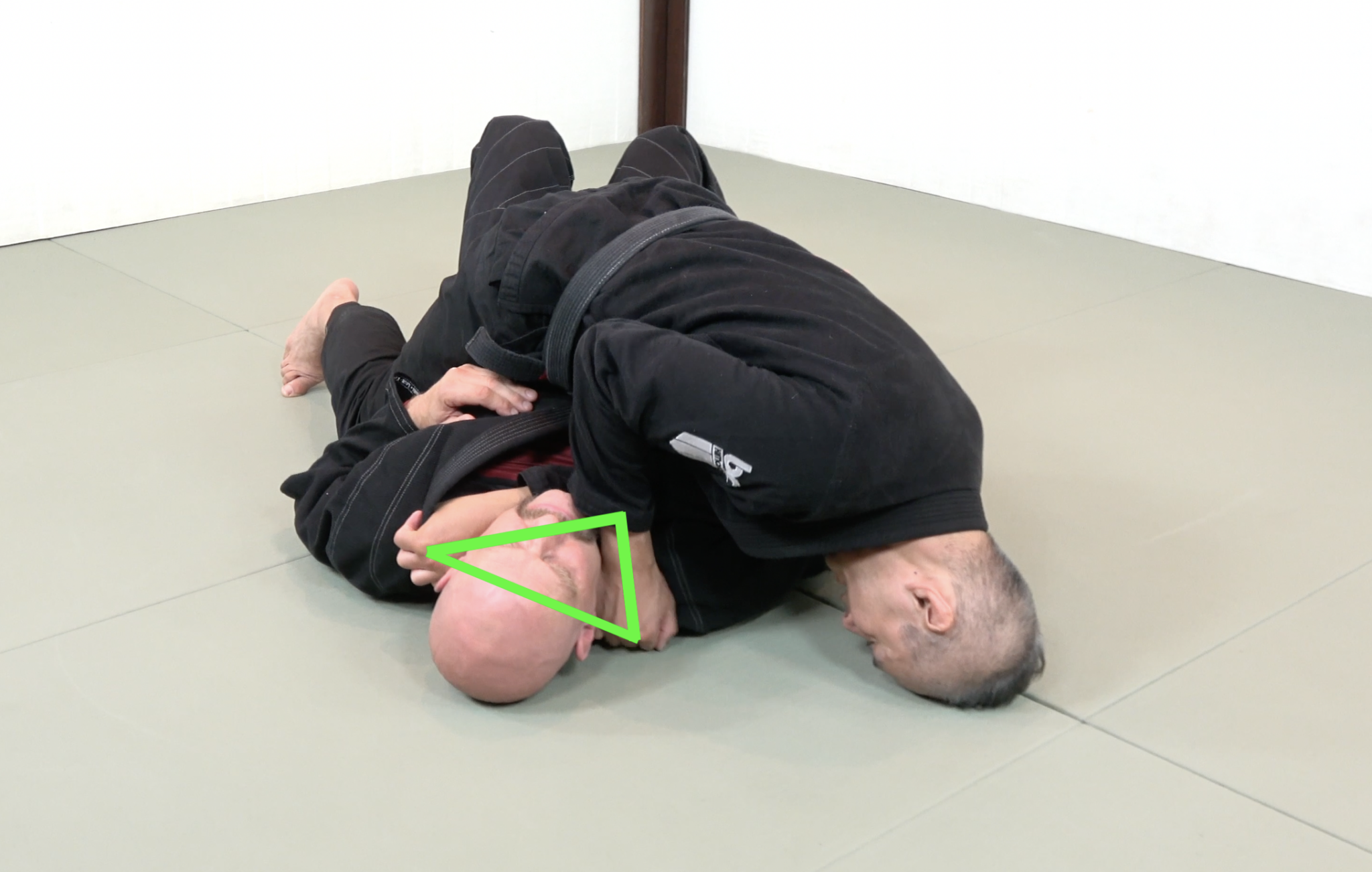 Mount Lapel Choke BJJ Technique