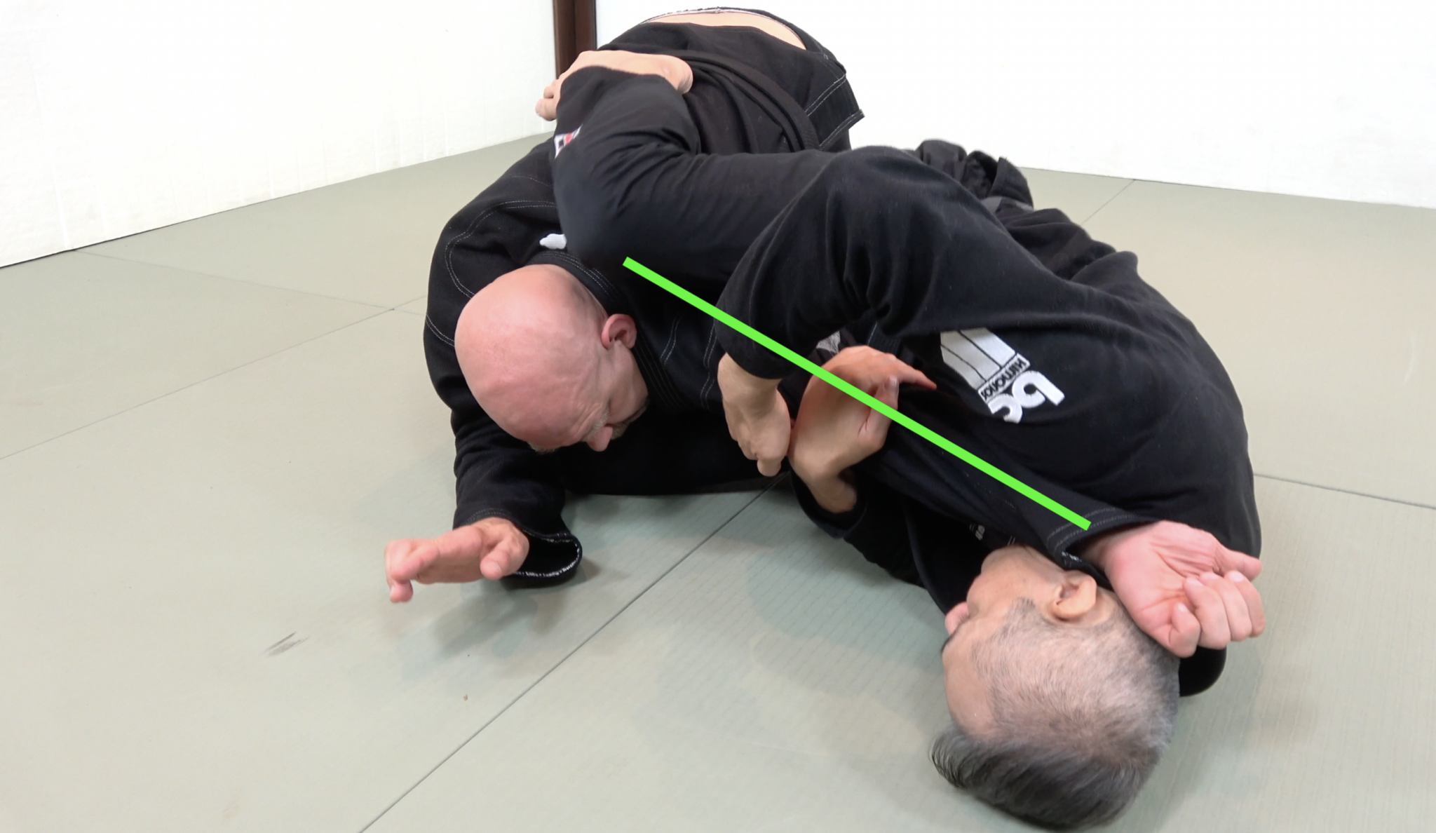 Pressing Armbar BJJ Technique