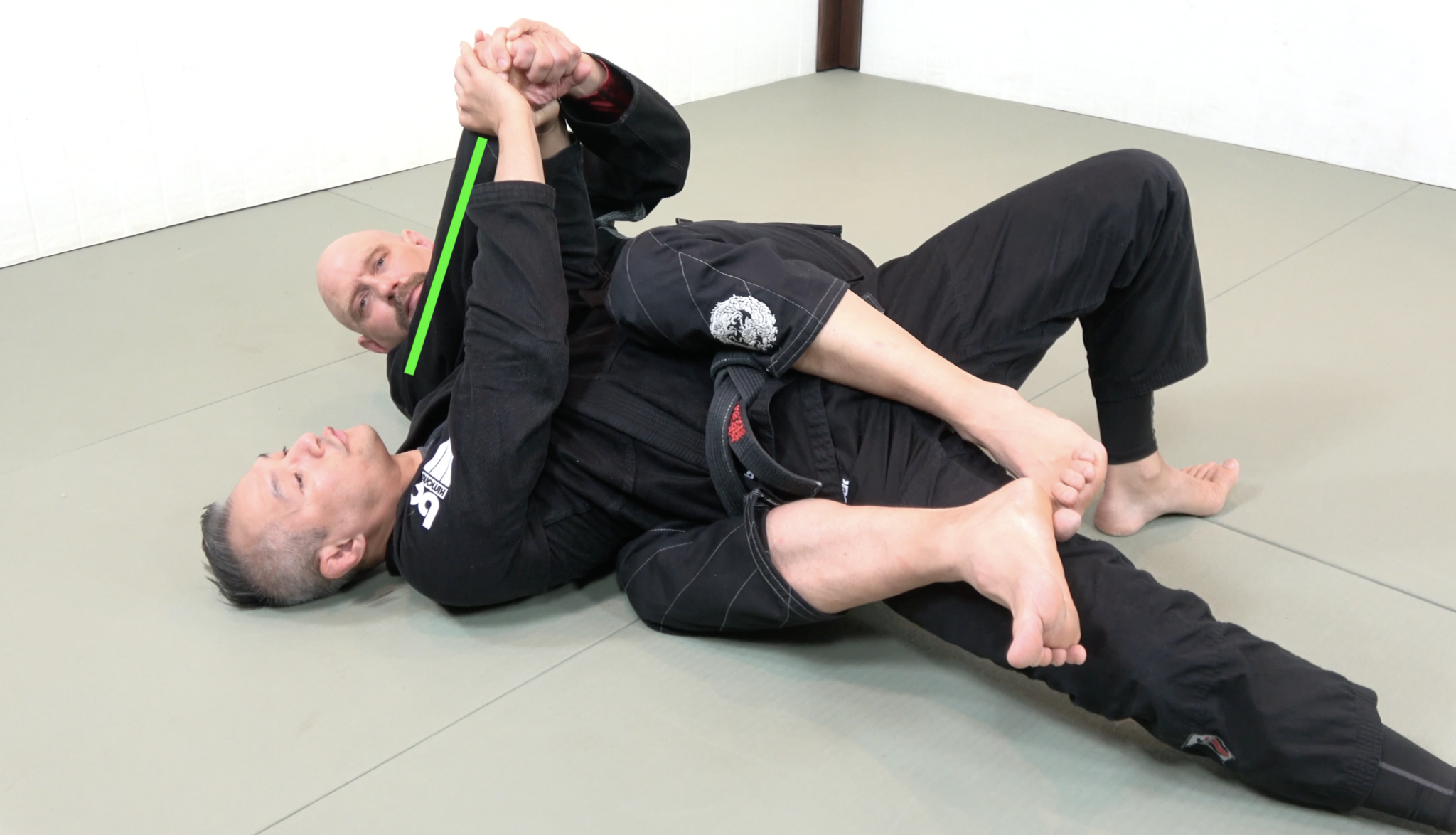 Straight Arm Back Escape BJJ Technique