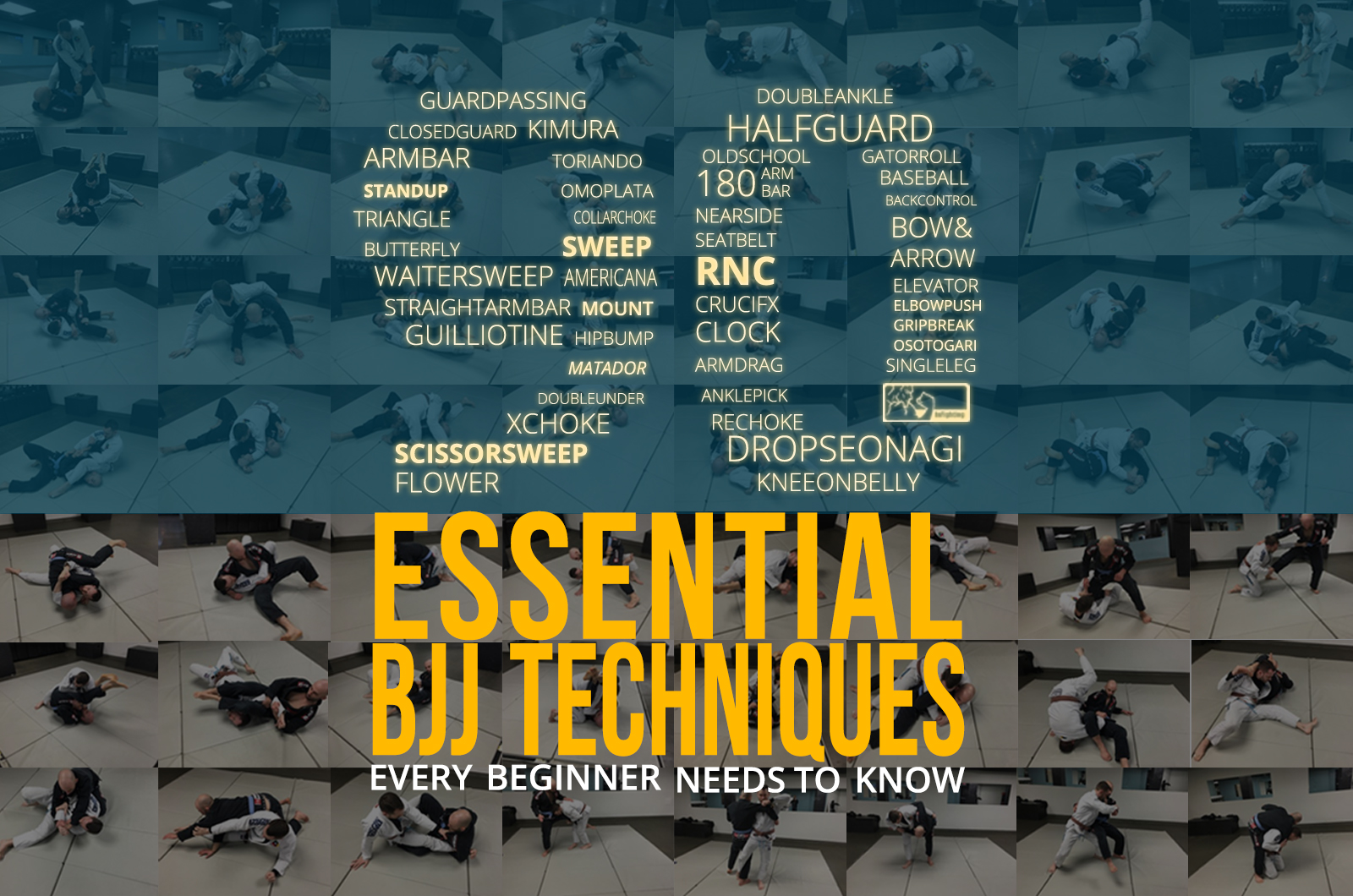 90 BJJ techniques blog featured image