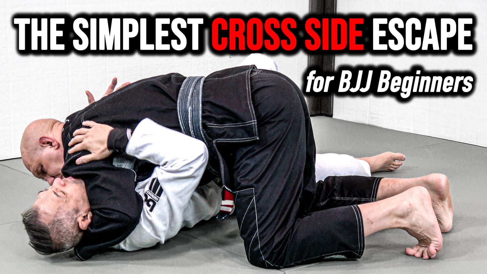 Cross Side Escape in BJJ